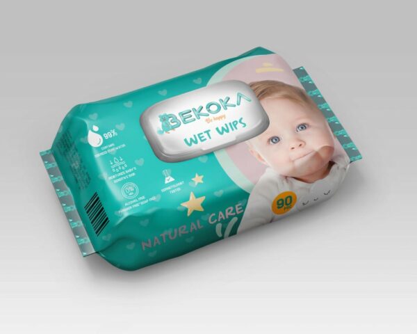Bekoka wet wipes medium size bekoka natural wet wipes