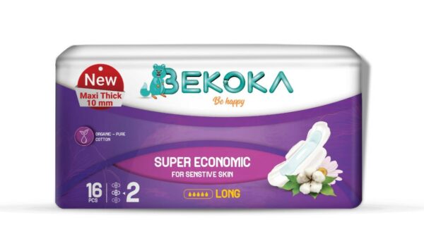 bekoka ultra-absorbent feminine pads